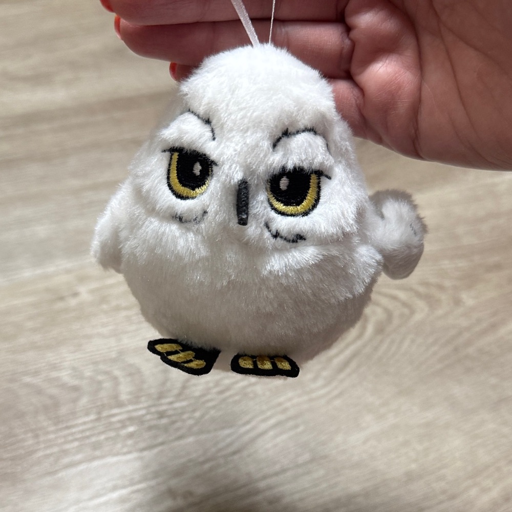 Harry Potter Hedwig White Owl Plush Holiday Ornament - Picture 1 of 6